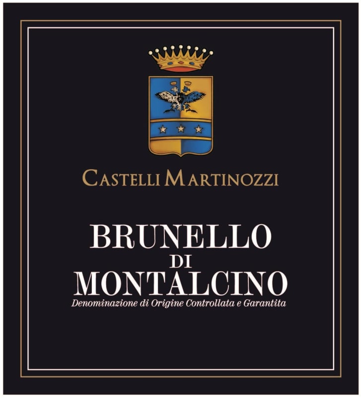 Castelli Martinozzi Brunello di Montalcino 2008 Front Label