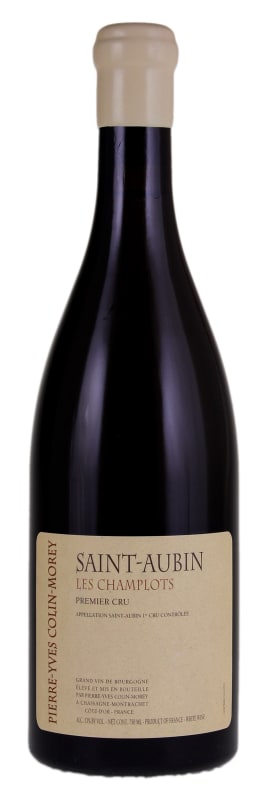 Pierre-Yves Colin-Morey Saint-Aubin Les Champlots Premier Cru (chipped wax capsule) 2020 Front Bottle Shot