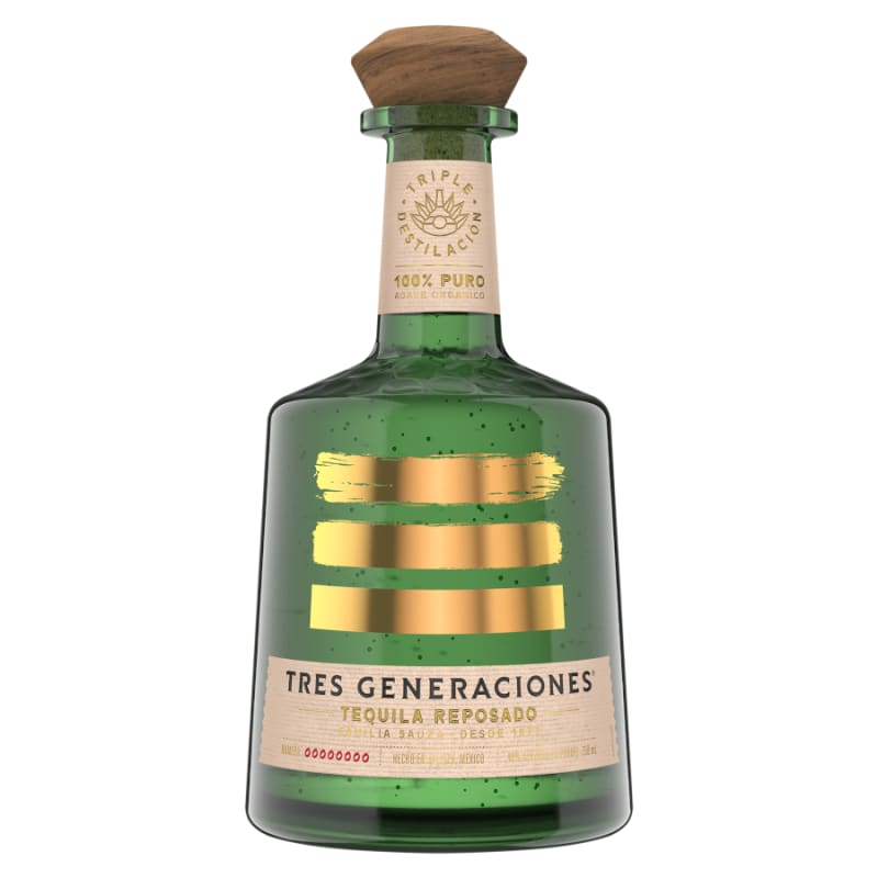 Tres Generaciones Reposado Tequila Front Bottle Shot