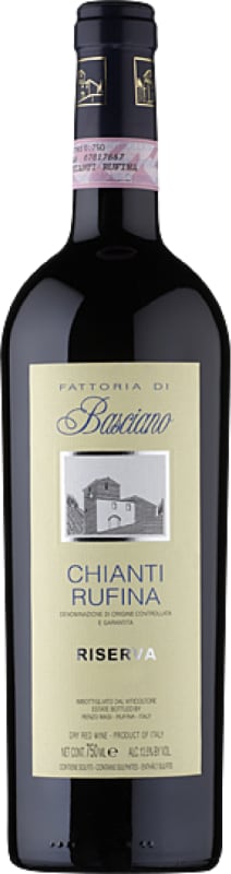 Fattoria di Basciano Chianti Rufina 2018 Front Bottle Shot