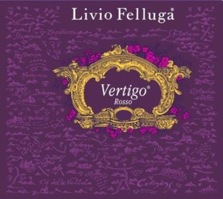 Livio Felluga Vertigo Rosso 2015 Front Label