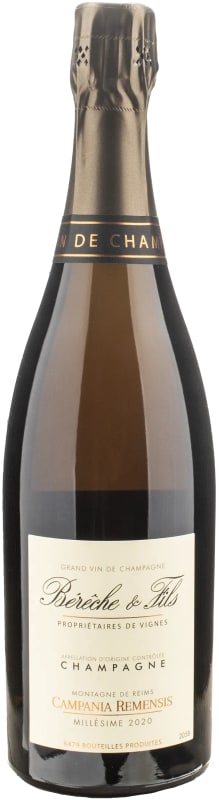 Bereche & Fils Campania Remensis Rose Extra Brut 2020 Front Bottle Shot