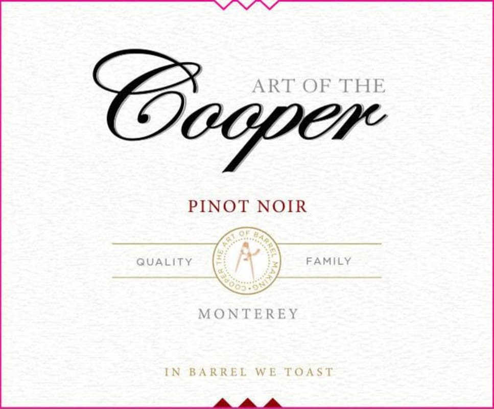 Art of the Cooper Pinot Noir 2016 Front Label