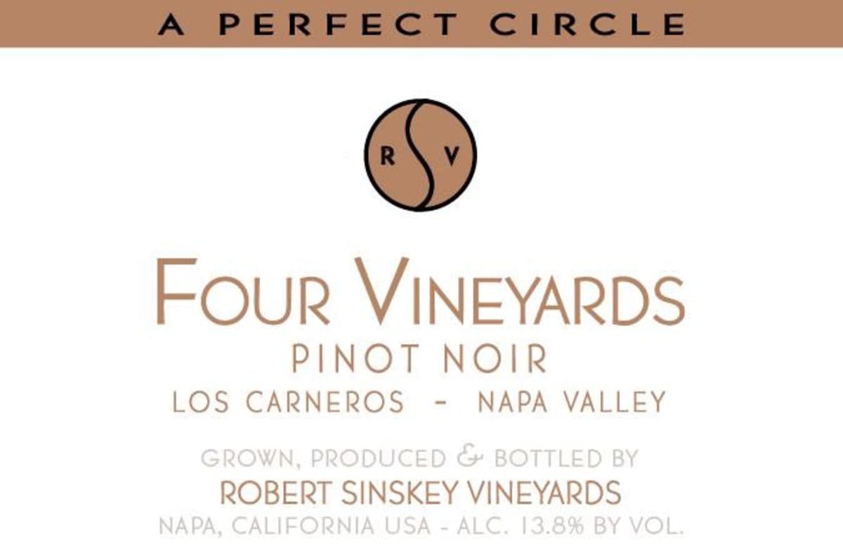 Robert Sinskey Four Vineyards Pinot Noir 2013 Front Label