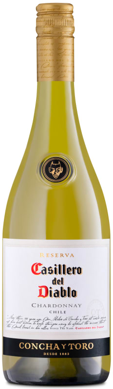 Casillero del Diablo Chardonnay 2017 Front Bottle Shot