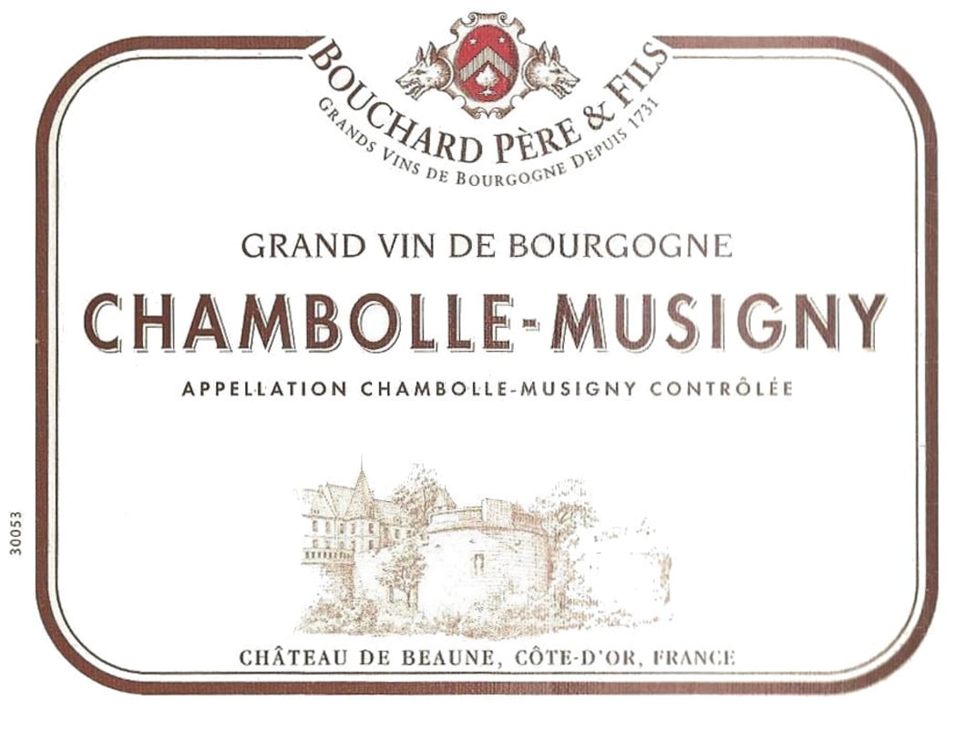 Bouchard Pere & Fils Chambolle-Musigny 2012 Front Label