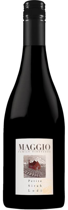 Maggio Family Vineyards Petite Sirah 2017 Front Bottle Shot