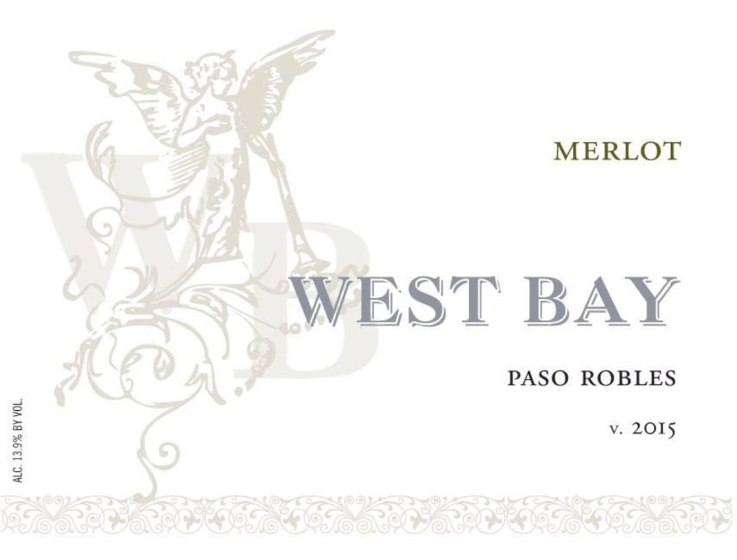 West Bay Merlot 2015 Front Label