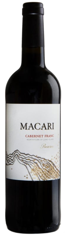 Macari Cabernet Franc 2020 Front Bottle Shot