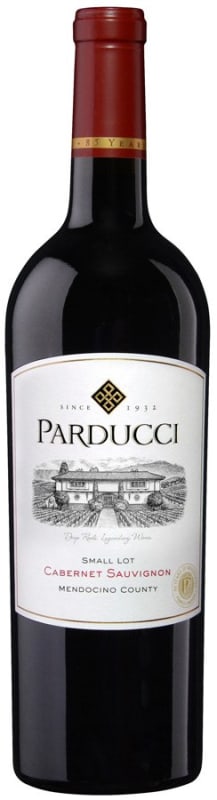 Parducci Small Lot Cabernet Sauvignon 2016 Front Bottle Shot