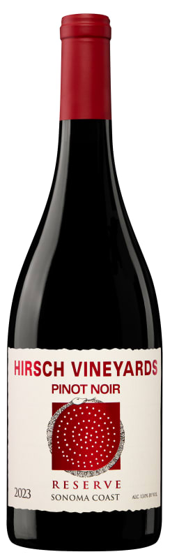 Hirsch Reserve Pinot Noir 2023 Front Bottle Shot