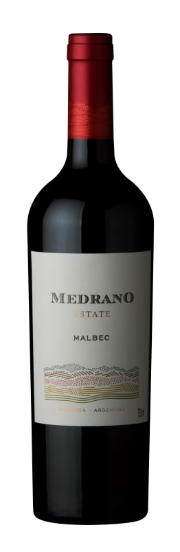 Medrano Estate Malbec 2019 Front Bottle Shot
