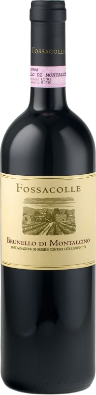 Fossacolle Brunello di Montalcino 2020 Front Bottle Shot