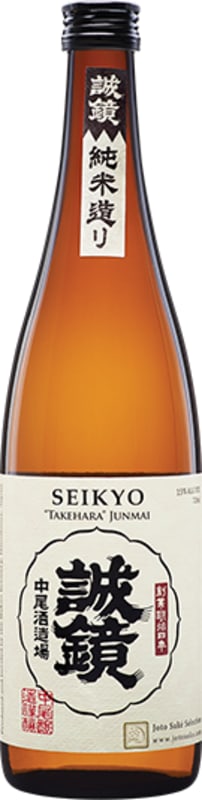 Seikyo Takehara Mirror of Truth Junmai Sake (720ML) Front Bottle Shot