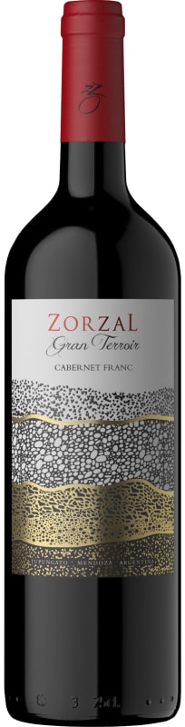 Zorzal Gran Terroir Cabernet Franc 2019 Front Bottle Shot