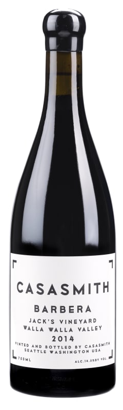 K Vintners CasaSmith Jack's Vineyard Barbera 2014 Front Bottle Shot