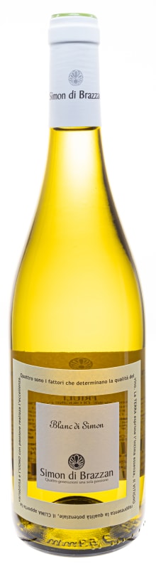Simon Di Brazzan Blanc di Simon 2017 Front Bottle Shot