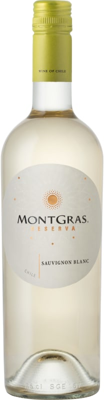 MontGras Reserva Sauvignon Blanc 2019 Front Bottle Shot