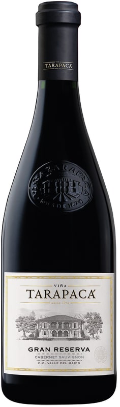 Vina Tarapaca Gran Reserva Cabernet Sauvignon 2020 Front Bottle Shot
