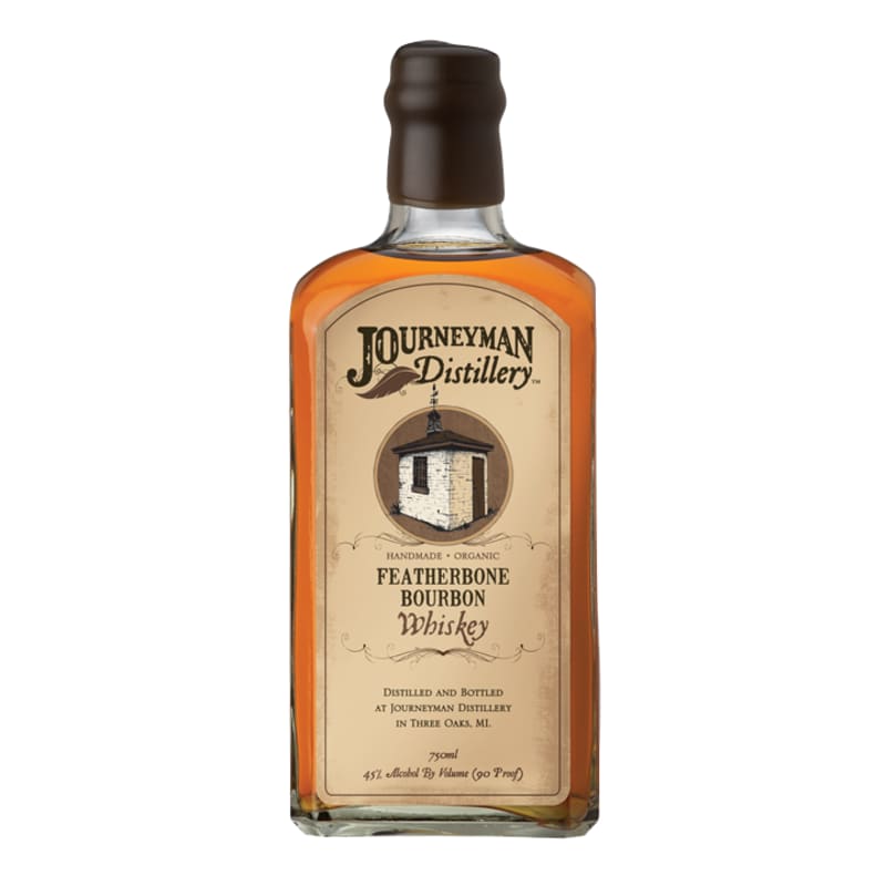 Journeyman Featherbone Bourbon Whiskey Front Bottle Shot