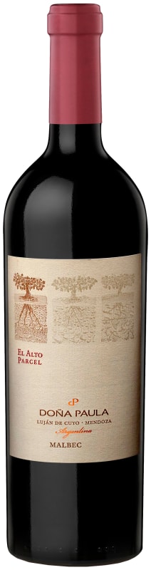 Dona Paula El Alto Parcel Malbec 2011 Front Bottle Shot
