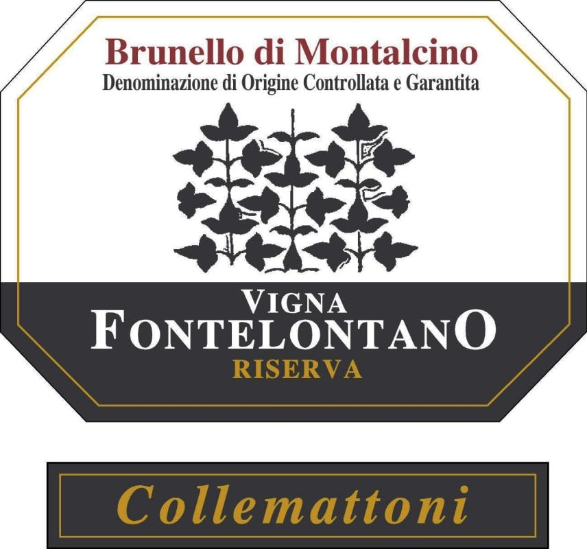 Collemattoni Brunello di Montalcino Vigna Fontelontano Riserva 2006 Front Label