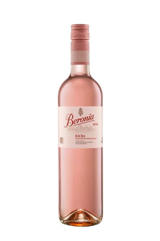 Bodegas Beronia Rose 2018 Front Bottle Shot