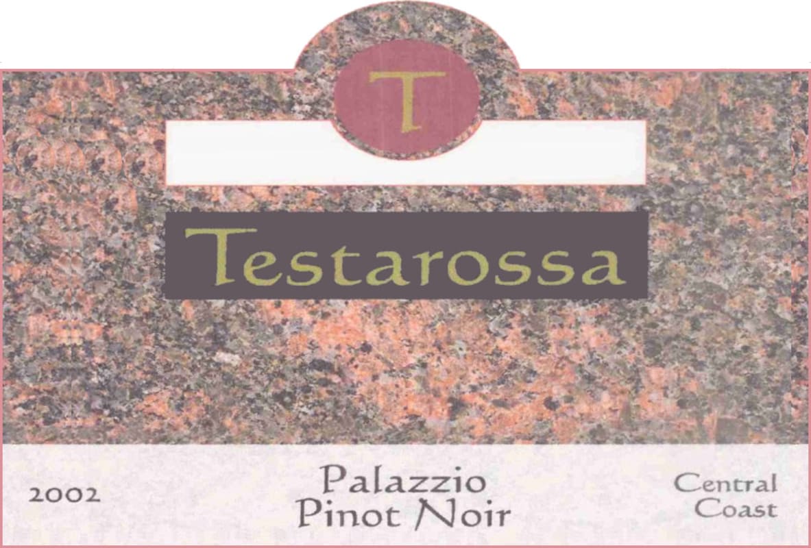 Testarossa Palazzio Pinot Noir 2002 Front Label