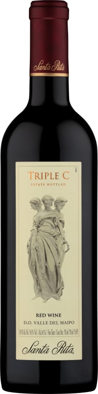 Santa Rita Triple C 2014 Front Bottle Shot
