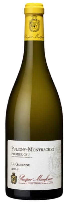 Prosper Maufoux Puligny-Montrachet La Garenne Premier Cru 2019 Front Bottle Shot
