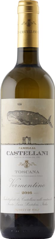 Castellani Vermentino 2016 Front Bottle Shot