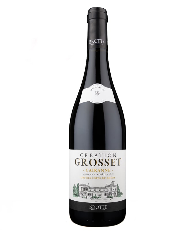 Maison Brotte Creation Grosset Cairanne 2021 Front Bottle Shot