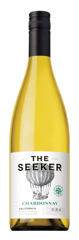 The Seeker Chardonnay 2019 Front Bottle Shot