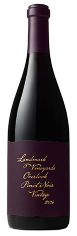 Landmark Overlook Pinot Noir 2016 Front Bottle Shot