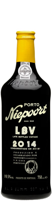 Niepoort Late Bottled Vintage Port 2014 Front Bottle Shot