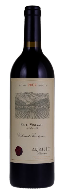 Araujo Eisele Vineyard Cabernet Sauvignon 2002 Front Bottle Shot