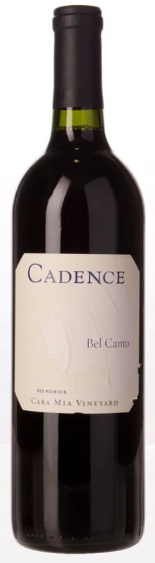 Cadence Cara Maria Vineyard Bel Canto 2017 Front Bottle Shot