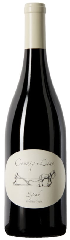 County Line Sonoma Coast Syrah 2014 Front Bottle Shot
