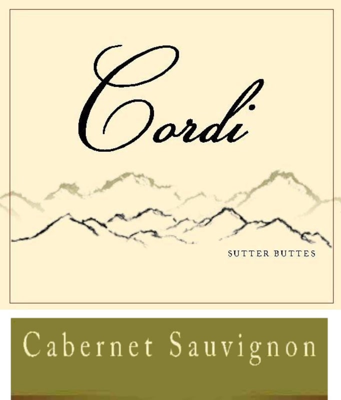 Cordi Winery Cabernet Sauvignon 2010 Front Label