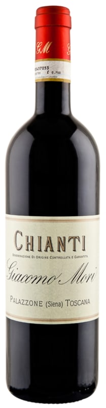 Giacomo Mori Chianti 2022 Front Bottle Shot