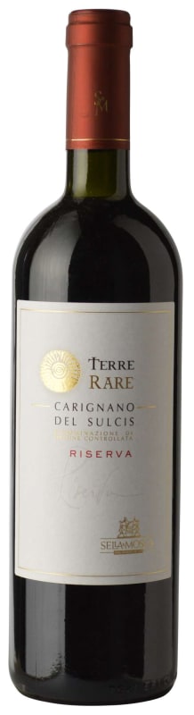 Sella & Mosca Terre Rare Riserva Carignano 2012 Front Bottle Shot