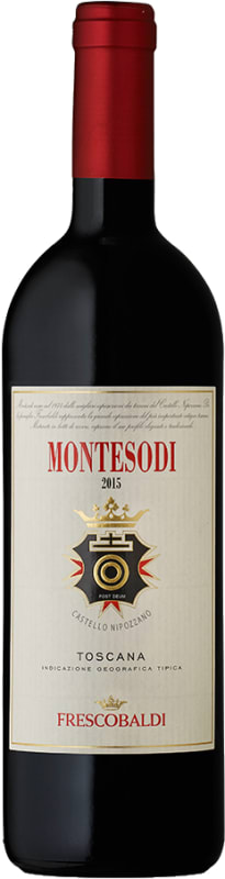 Frescobaldi Castello Nipozzano Montesodi Toscana Rosso 2015 Front Bottle Shot