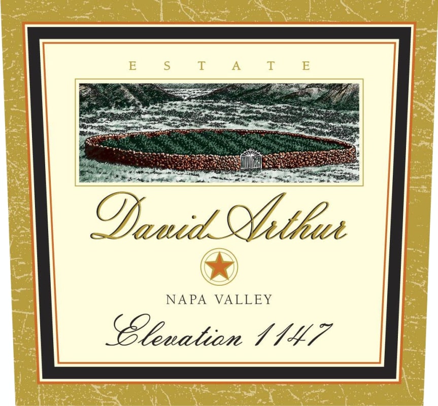 David Arthur Estate Elevation 1147 Cabernet Sauvignon 2018 Front Label