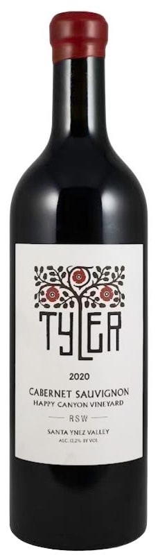 Tyler Winery RSW Cabernet Sauvignon 2020 Front Bottle Shot