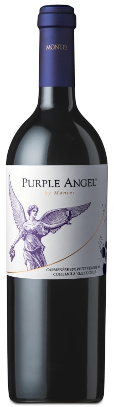 Montes Purple Angel Apalta Vineyard Carmenere 2020 Front Bottle Shot