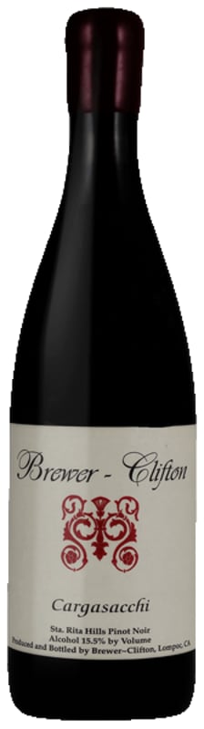 Brewer-Clifton Cargasacchi Pinot Noir 2006 Front Bottle Shot