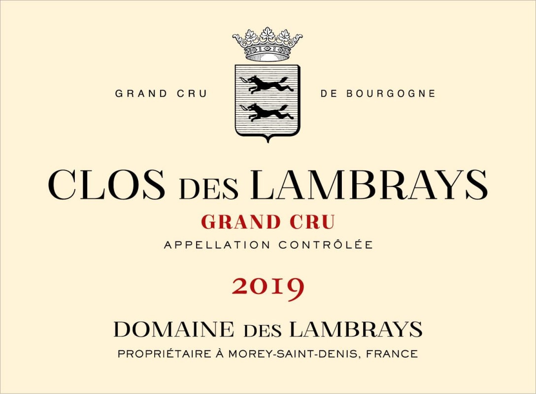 Domaine des Lambrays Clos Des Lambrays Grand Cru (1.5 Liter Magnum) 2019 Front Label