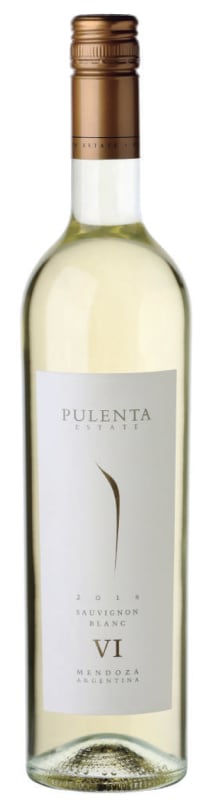 Pulenta Estate Sauvignon Blanc 2018 Front Bottle Shot