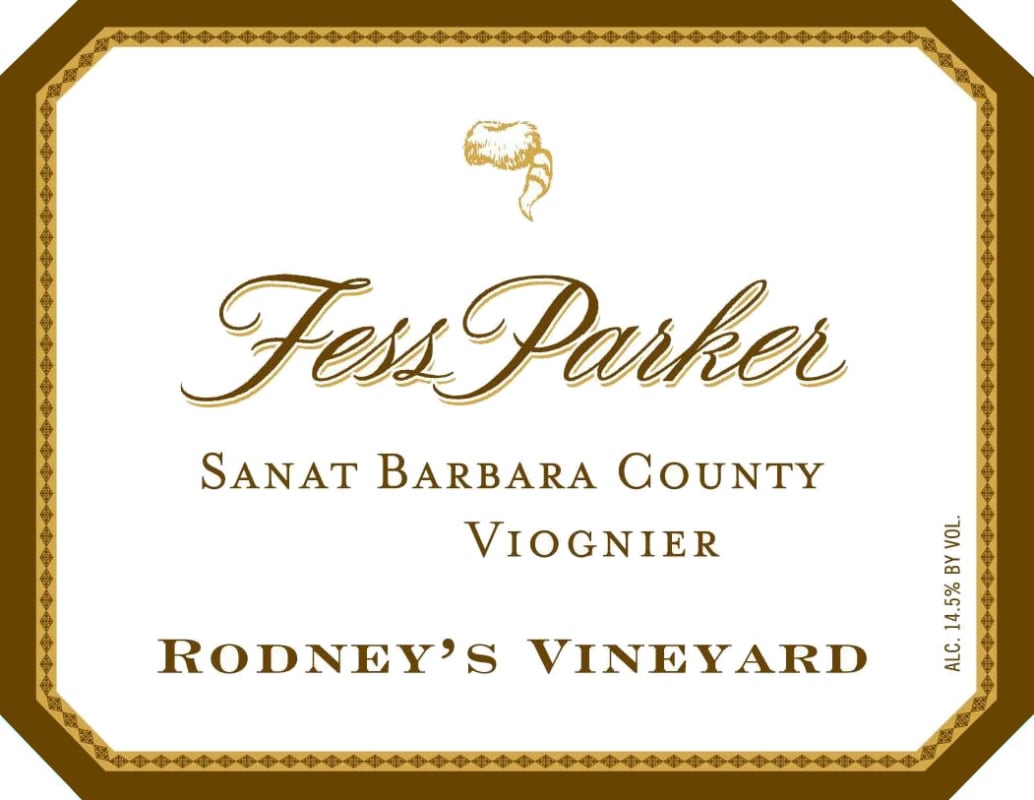 Fess Parker Rodney’s Vineyard Viognier 2013 Front Label