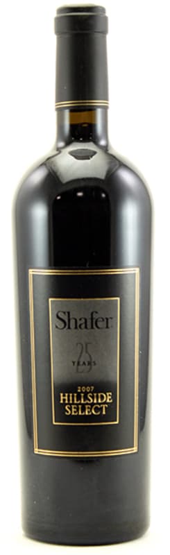 Shafer Hillside Select Cabernet Sauvignon 2007 Front Bottle Shot